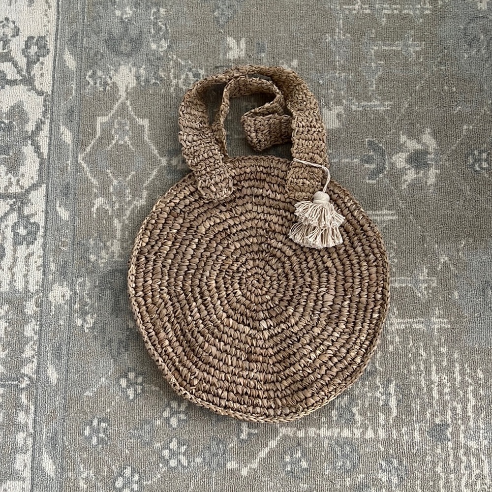 NEW Faithfull the Brand 15” Straw Bag